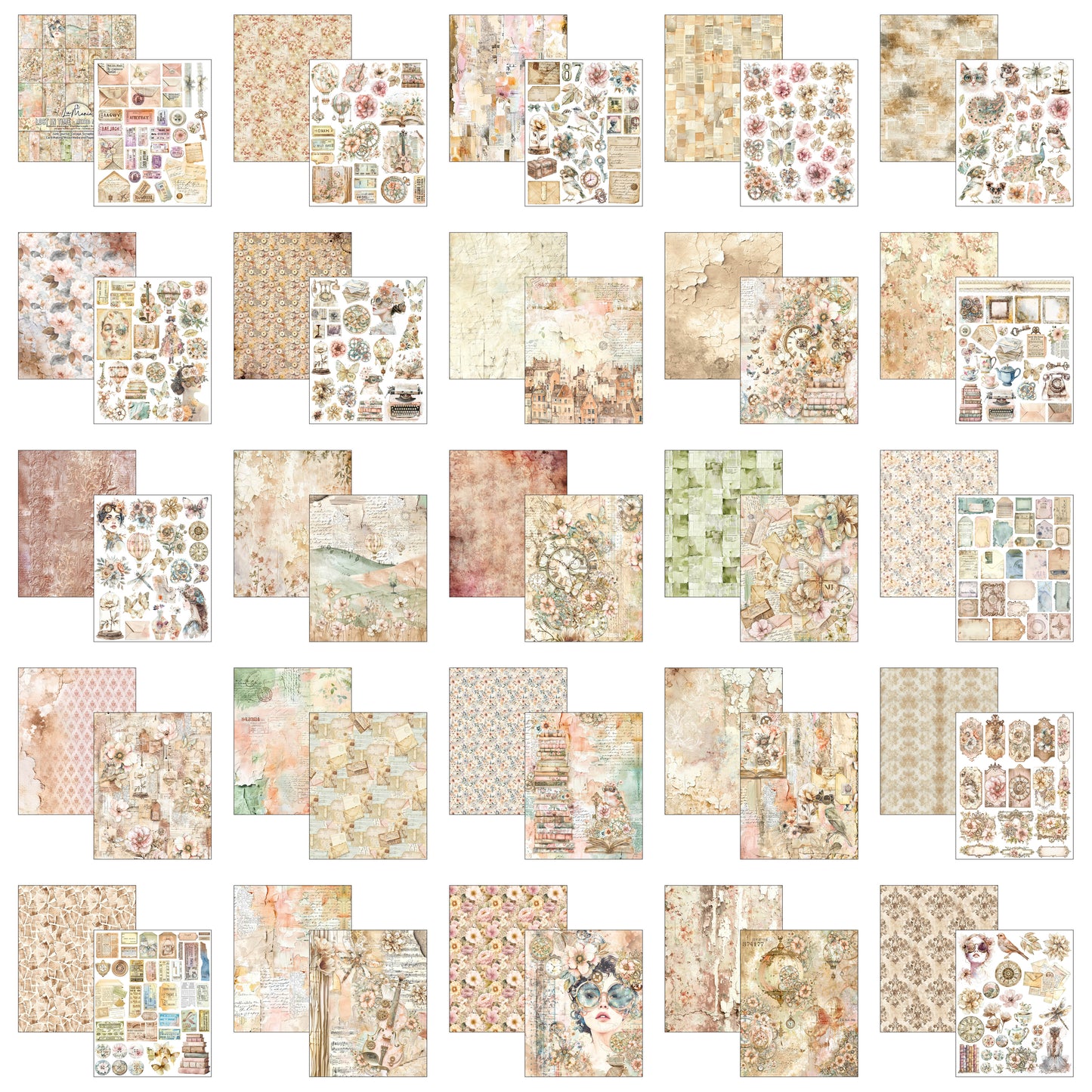 Ciao Bella Lost in Time A4 Maxi Mixed Media Book
