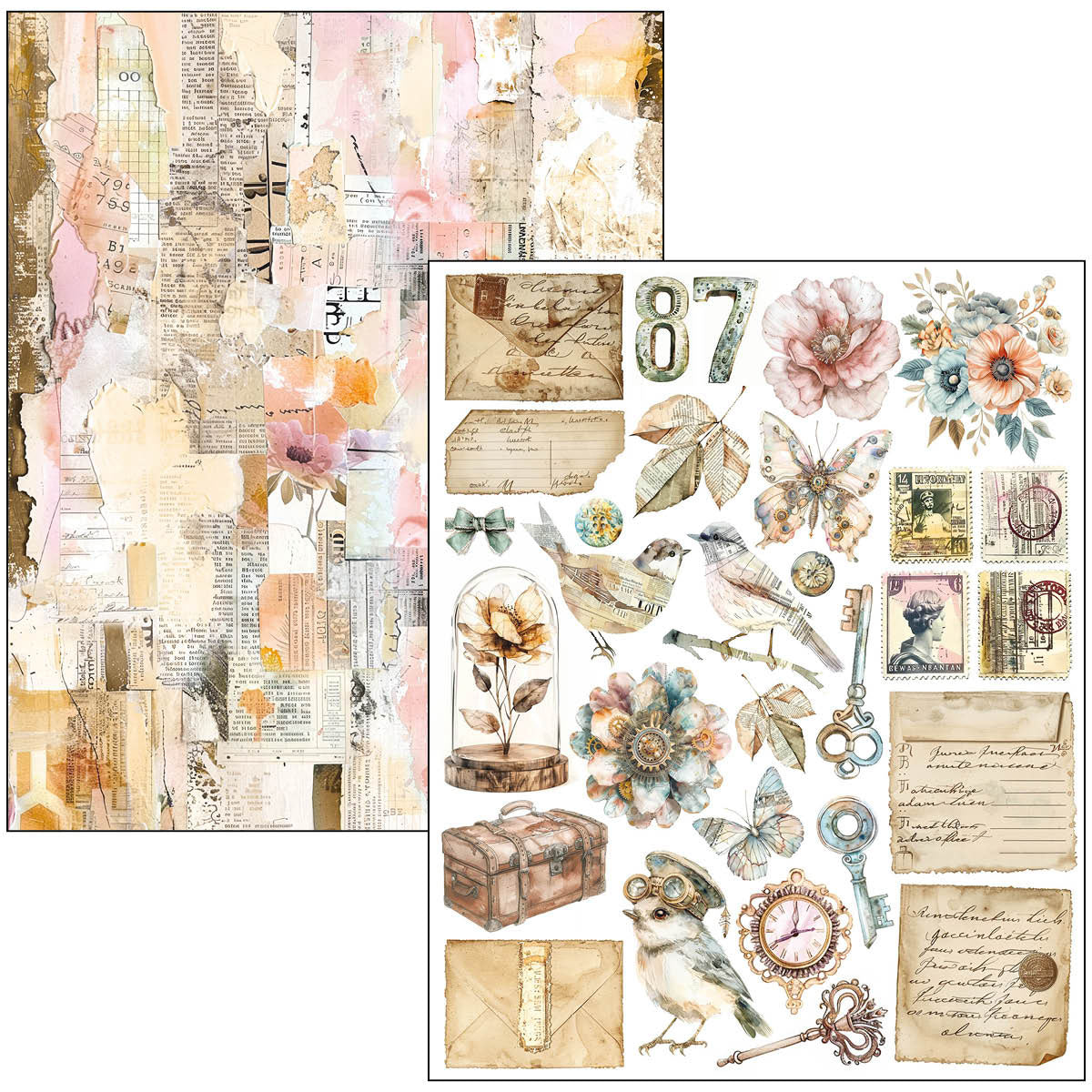 Ciao Bella Lost in Time A4 Maxi Mixed Media Book