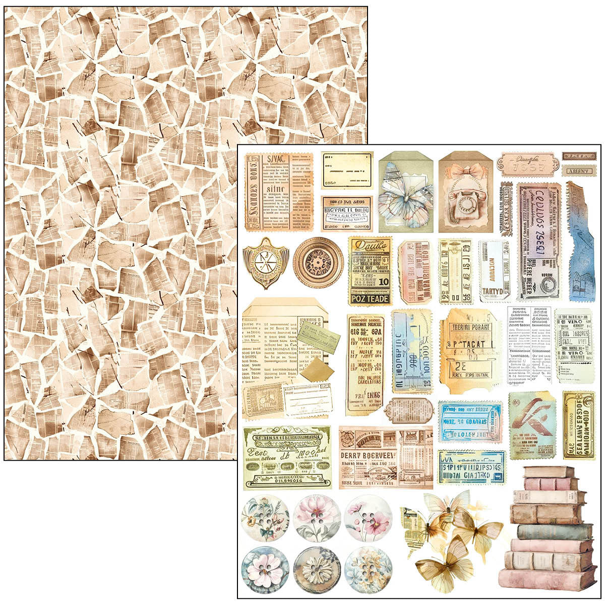 Ciao Bella Lost in Time A4 Maxi Mixed Media Book