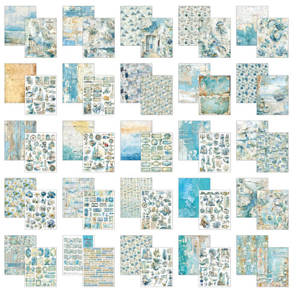 Ciao Bella Edge of the Ocean A4 Maxi Mixed Media Book