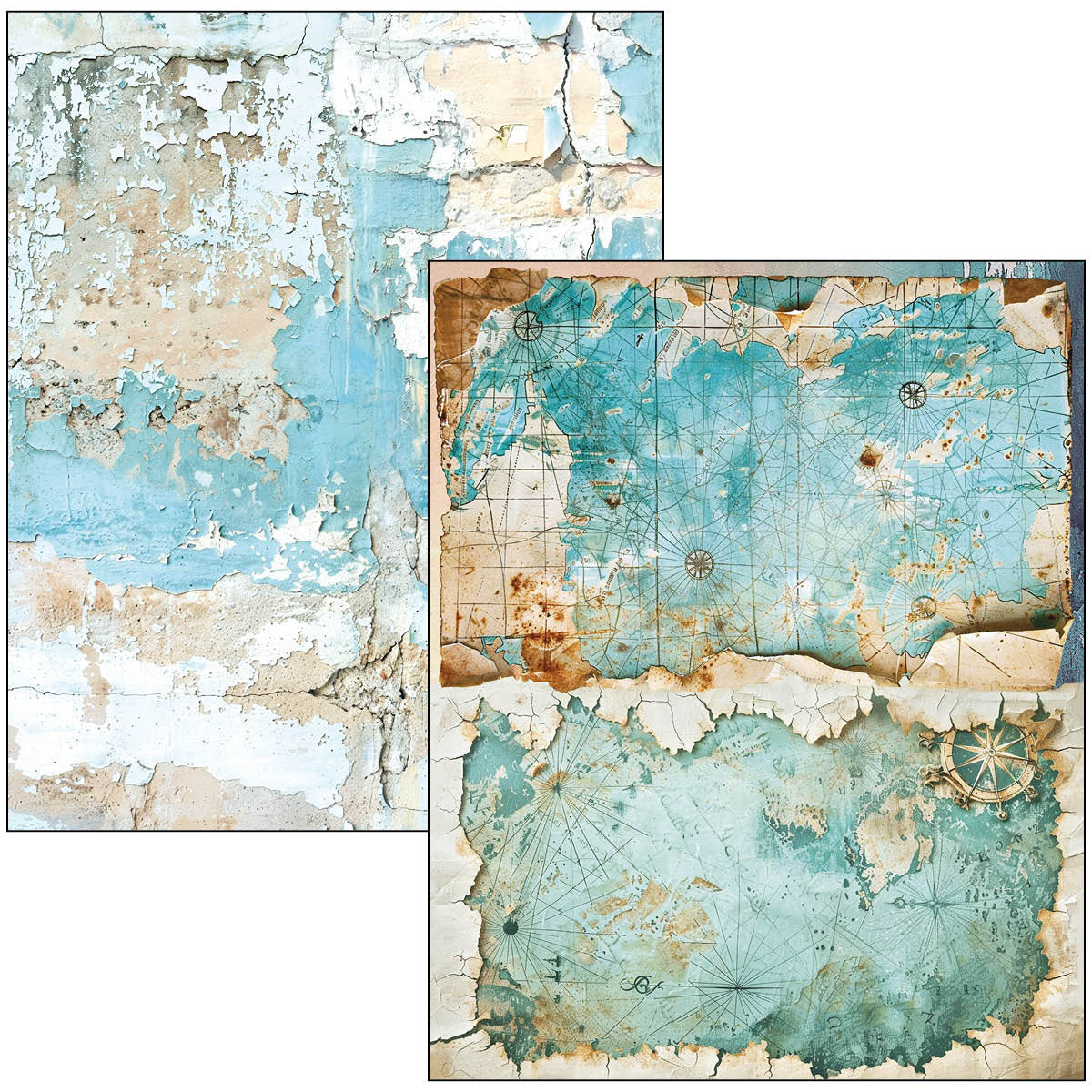 Ciao Bella Edge of the Ocean A4 Maxi Mixed Media Book