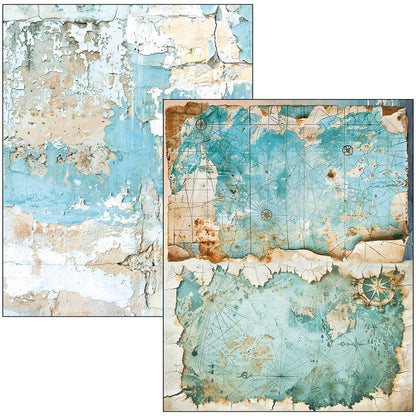 Ciao Bella Edge of the Ocean A4 Maxi Mixed Media Book