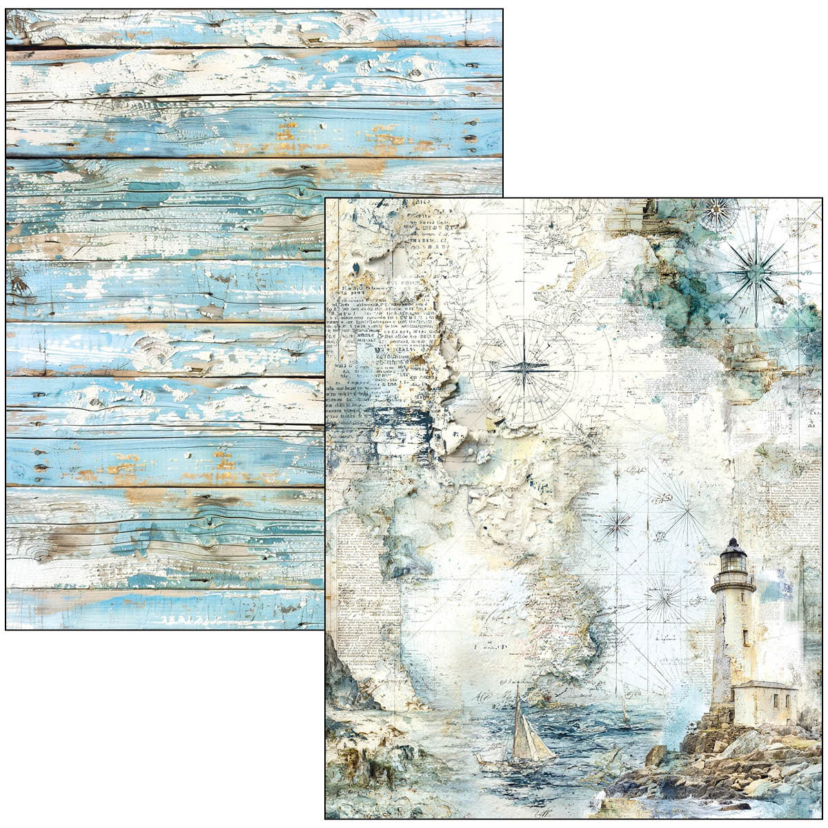 Ciao Bella Edge of the Ocean A4 Maxi Mixed Media Book
