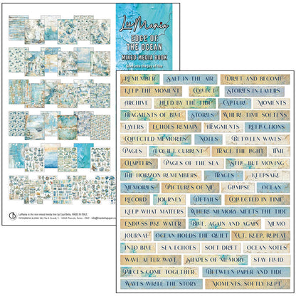 Ciao Bella Edge of the Ocean A4 Maxi Mixed Media Book
