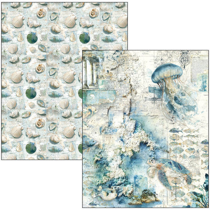 Ciao Bella Edge of the Ocean A4 Maxi Mixed Media Book