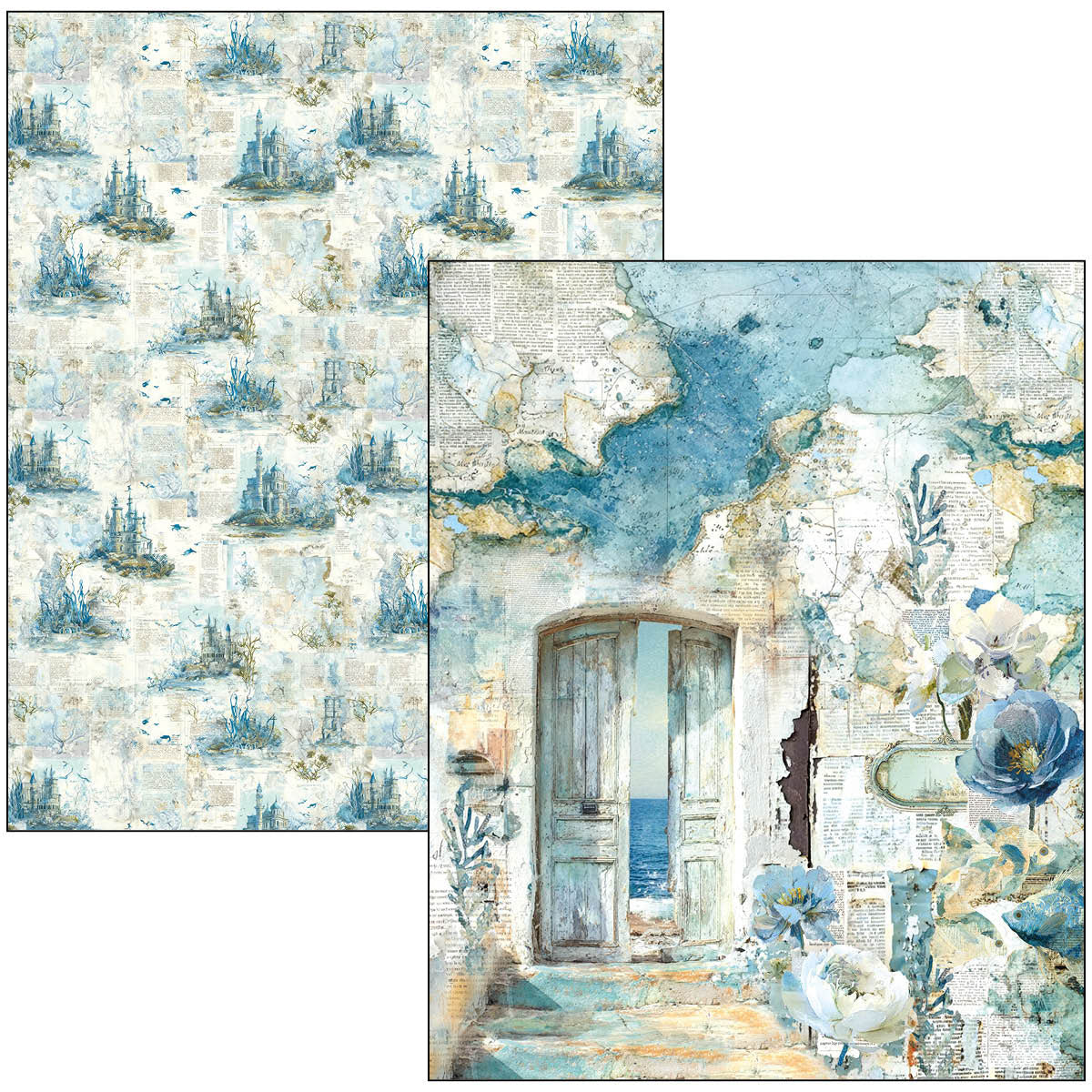 Ciao Bella Edge of the Ocean A4 Maxi Mixed Media Book