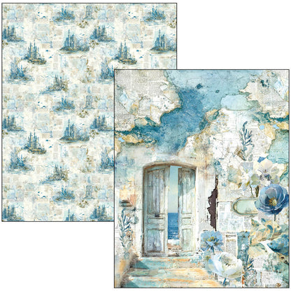 Ciao Bella Edge of the Ocean A4 Maxi Mixed Media Book
