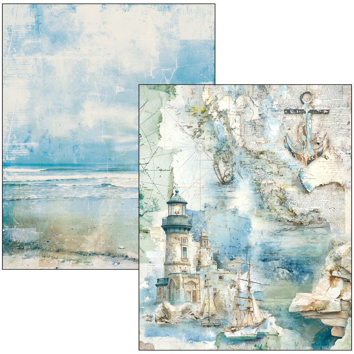 Ciao Bella Edge of the Ocean A4 Maxi Mixed Media Book