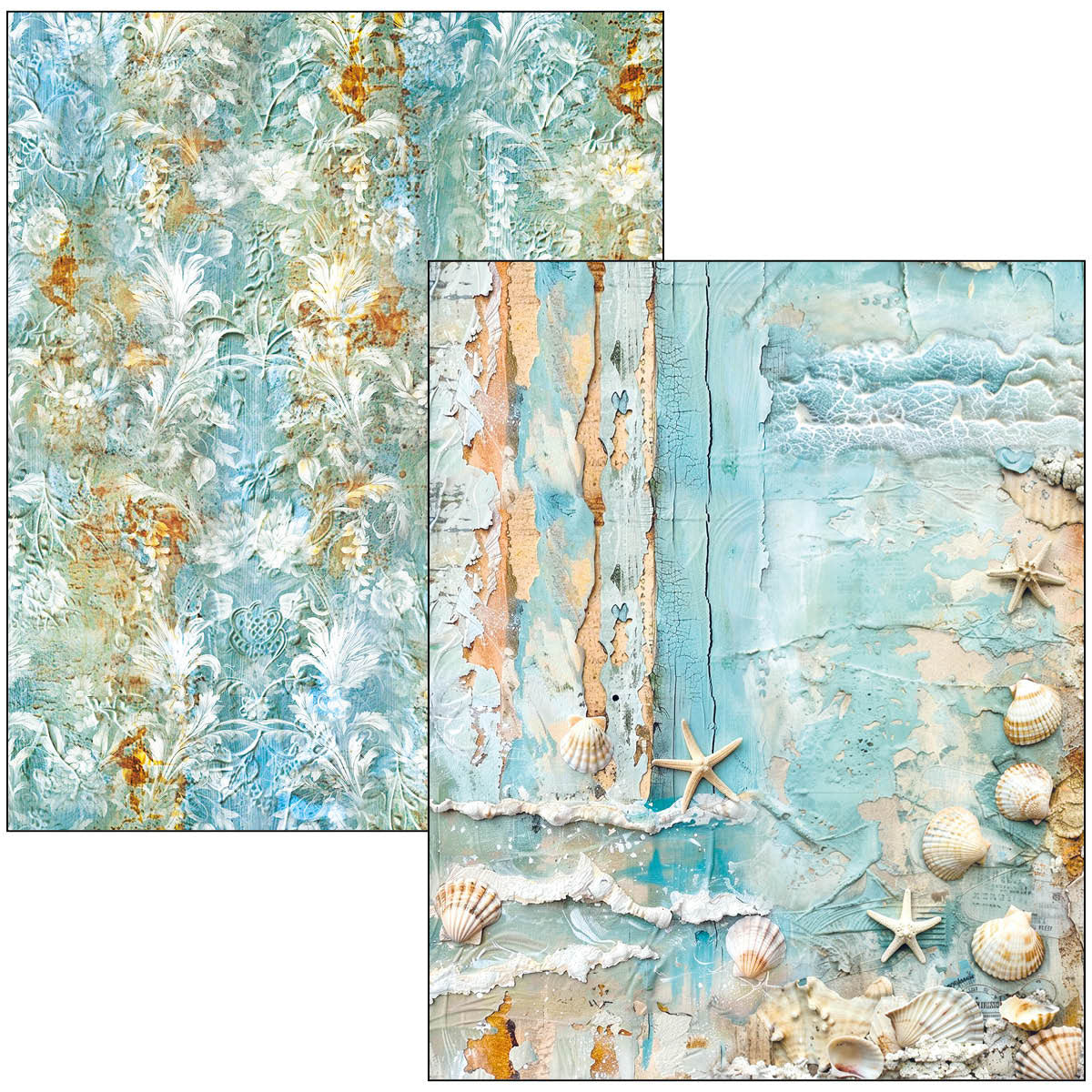 Ciao Bella Edge of the Ocean A4 Maxi Mixed Media Book