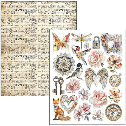 Ciao Bella The Sound of Spring A4 Maxi Mixed Media Book