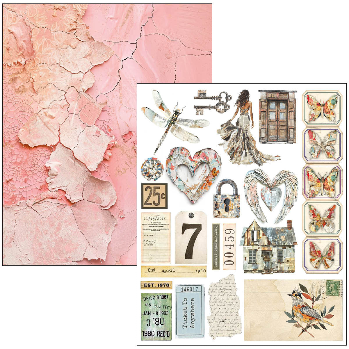 Ciao Bella The Sound of Spring A4 Maxi Mixed Media Book