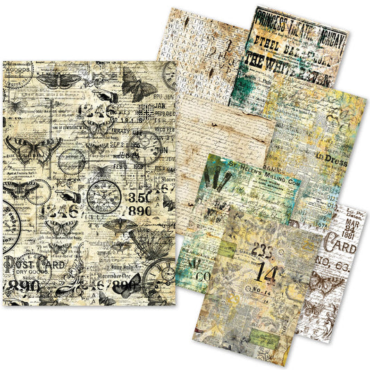 Ciao Bella Craftmix Mixed A5 Paper Pack Time Capsule (8pcs)
