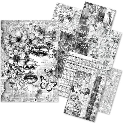 Ciao Bella Craftmix Mixed A5 Paper Pack Meaningful Memories (8pcs)