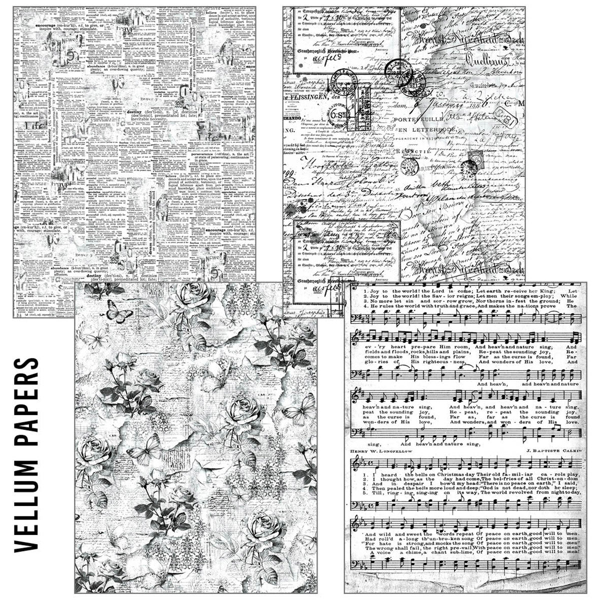 Ciao Bella Craftmix Mixed A5 Paper Pack Meaningful Memories (8pcs)