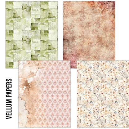 Ciao Bella Lost in Time Craftmix Mixed A5 Paper Pack (8pcs)