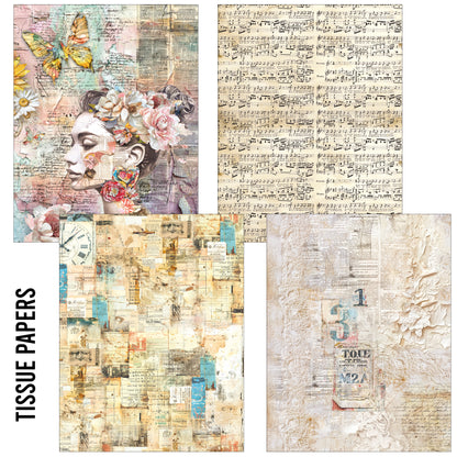 Ciao Bella The sound of Spring Craftmix Mixed A5 Paper Pack (8pcs)