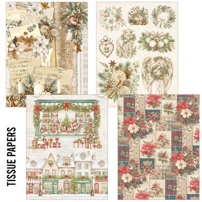Ciao Bella Christmas Craftmix Mixed A5 Paper Pack (8pcs)