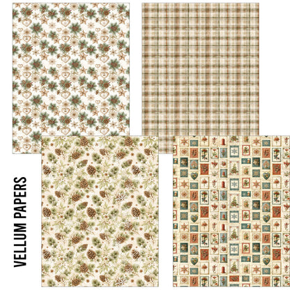 Ciao Bella Christmas Craftmix Mixed A5 Paper Pack (8pcs)