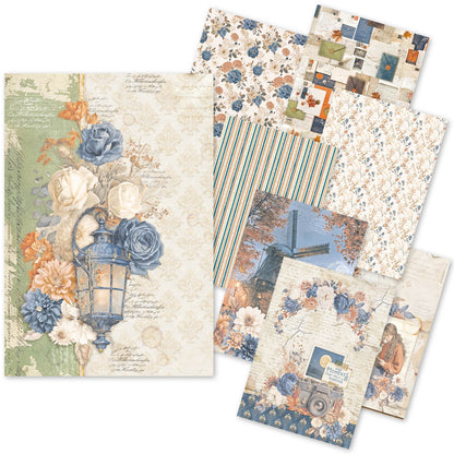 Ciao Bella Poetry Craftmix Mixed A5 Paper Pack (8pcs)