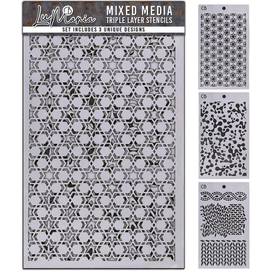 Ciao Bella Stencil Mix Triple Layer Set #001