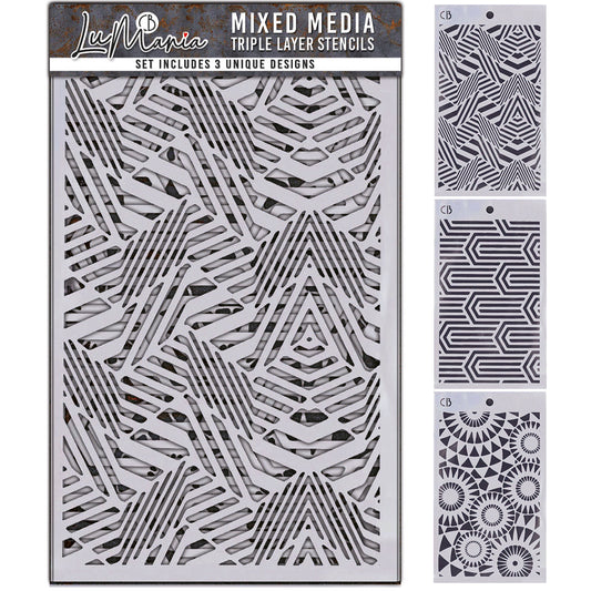 Ciao Bella Stencil Mix Triple Layer Set #003