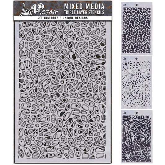 Ciao Bella Stencil Mix Triple Layer Set #004