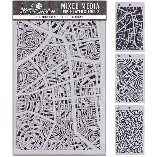 Ciao Bella Stencil Mix Triple Layer Set #006