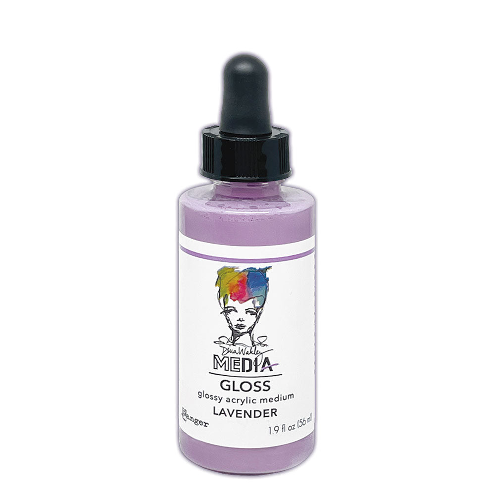 Ranger Dina Wakley MEdia Gloss Dropper Style Lavender 1.9 fl oz