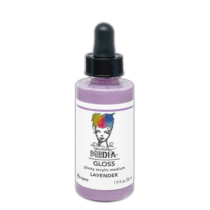 Ranger Dina Wakley MEdia Gloss Dropper Style Lavender 1.9 fl oz