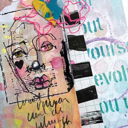 Ranger Dina Wakley MEdia Stencil - Create Yourself