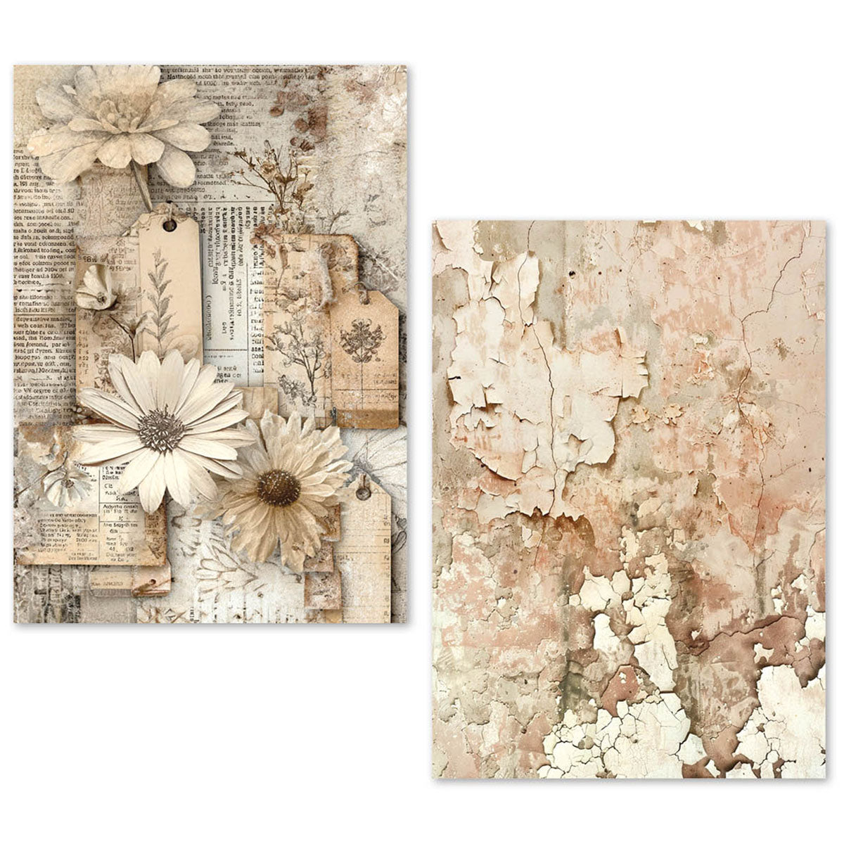 Ciao Bella Wild Blossom A5 Tissue Paper Set (24pcs)