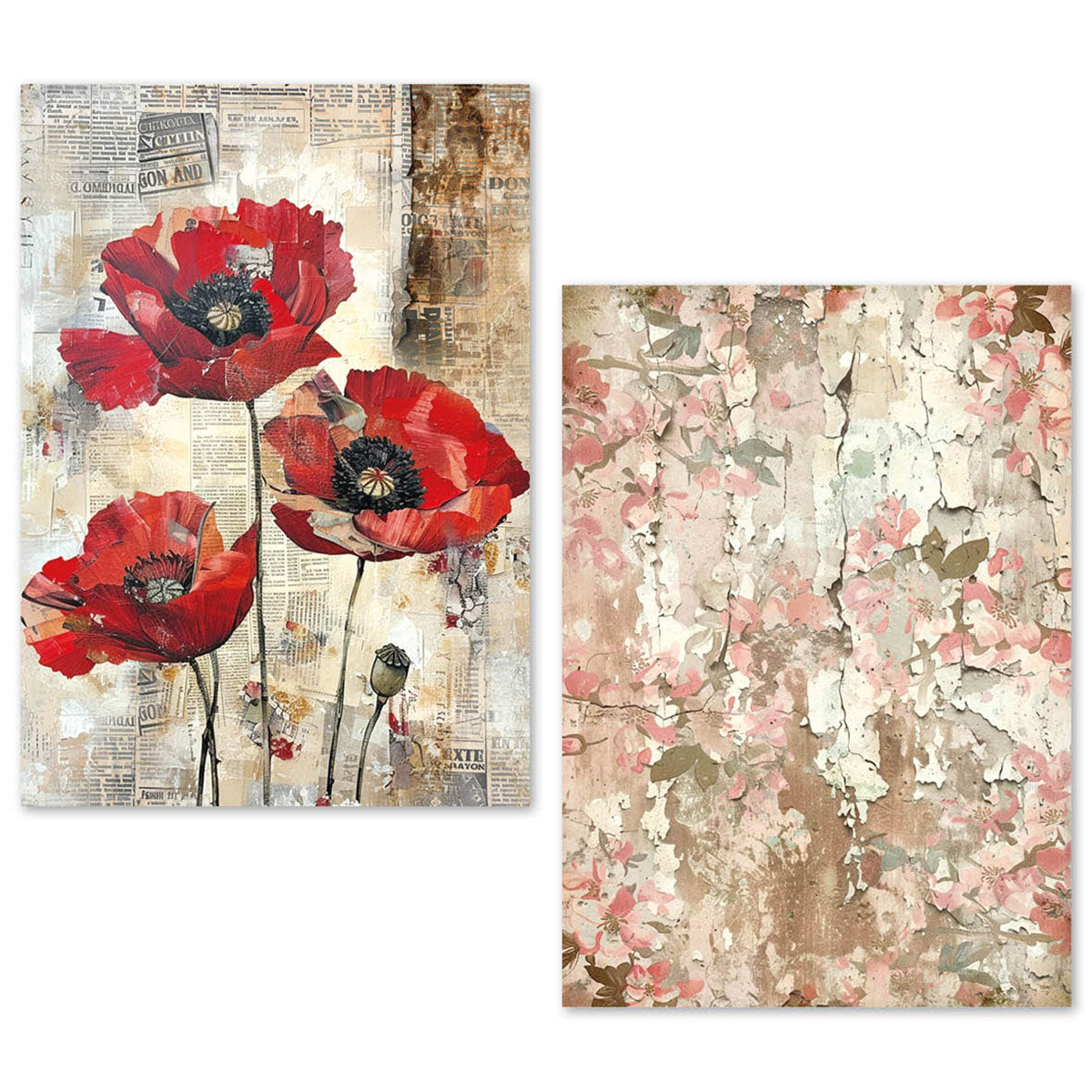 Ciao Bella Wild Blossom A5 Tissue Paper Set (24pcs)