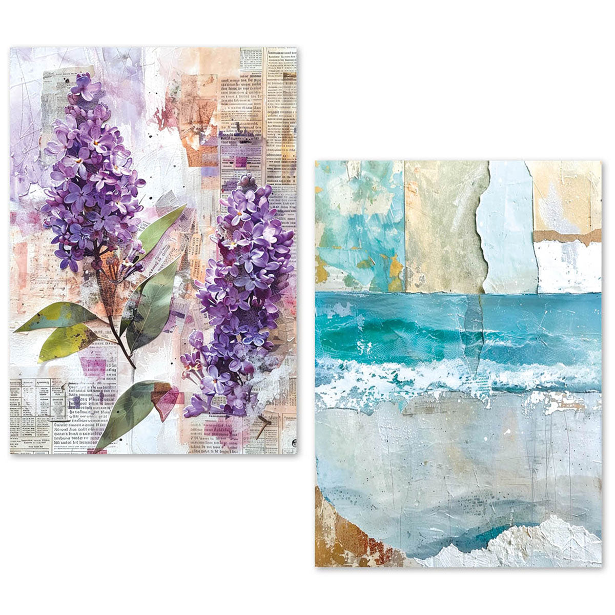 Ciao Bella Wild Blossom A5 Tissue Paper Set (24pcs)