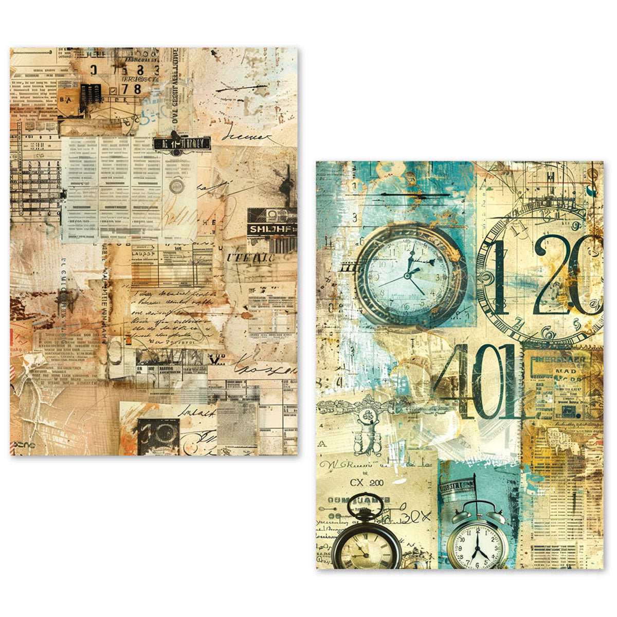 Ciao Bella Fragments of Time A5 Tissue Paper Set (24pcs)