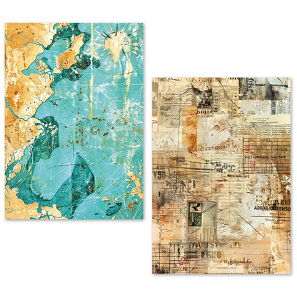 Ciao Bella Fragments of Time A5 Tissue Paper Set (24pcs)