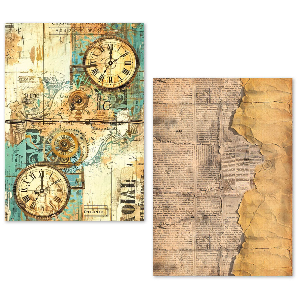 Ciao Bella Fragments of Time A5 Tissue Paper Set (24pcs)