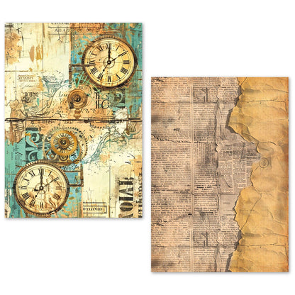 Ciao Bella Fragments of Time A5 Tissue Paper Set (24pcs)
