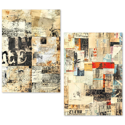 Ciao Bella Fragments of Time A5 Tissue Paper Set (24pcs)