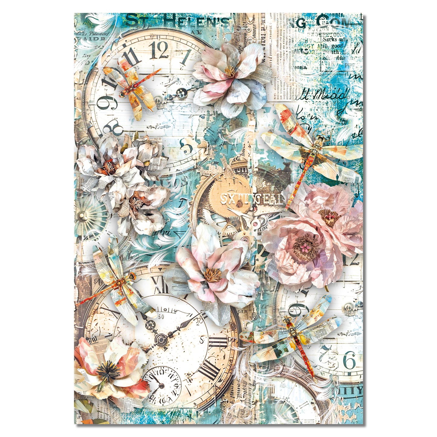 Ciao Bella The Sound of Spring A4 Mixed Media Rice Paper (4pcs)
