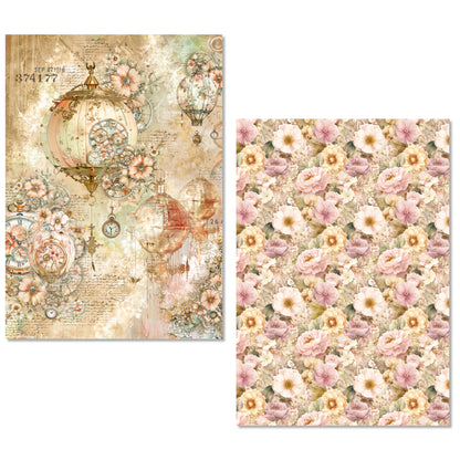 Ciao Bella Lost in Time A5 Rice Paper Mixed (8pcs)