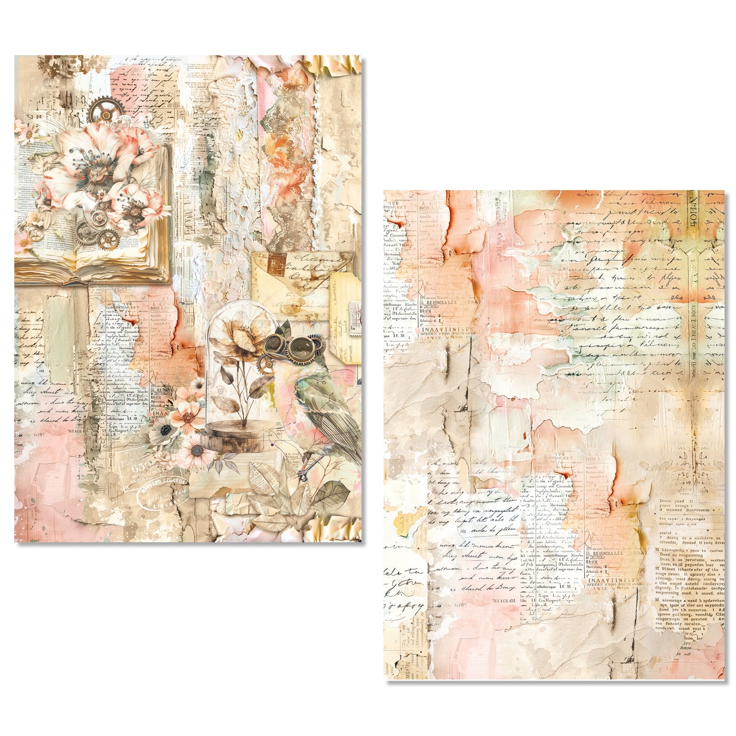 Ciao Bella Lost in Time A5 Rice Paper Mixed (8pcs)