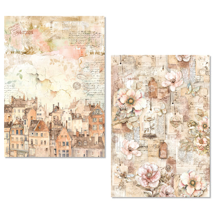 Ciao Bella Lost in Time A5 Rice Paper Mixed (8pcs)