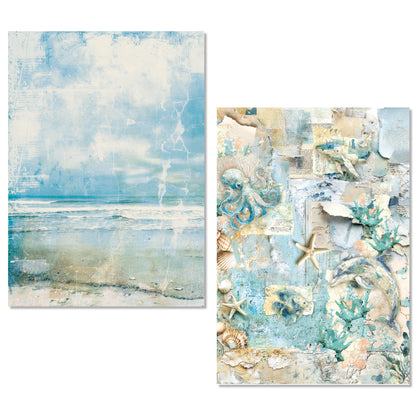 Ciao Bella Edge of the Ocean A5 Rice Paper Mixed (8pcs)
