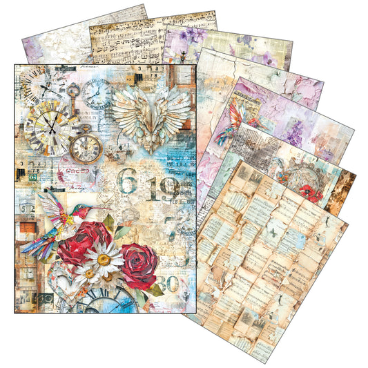 Ciao Bella The Sound of Spring A5 Rice Paper Mixed (8pcs)