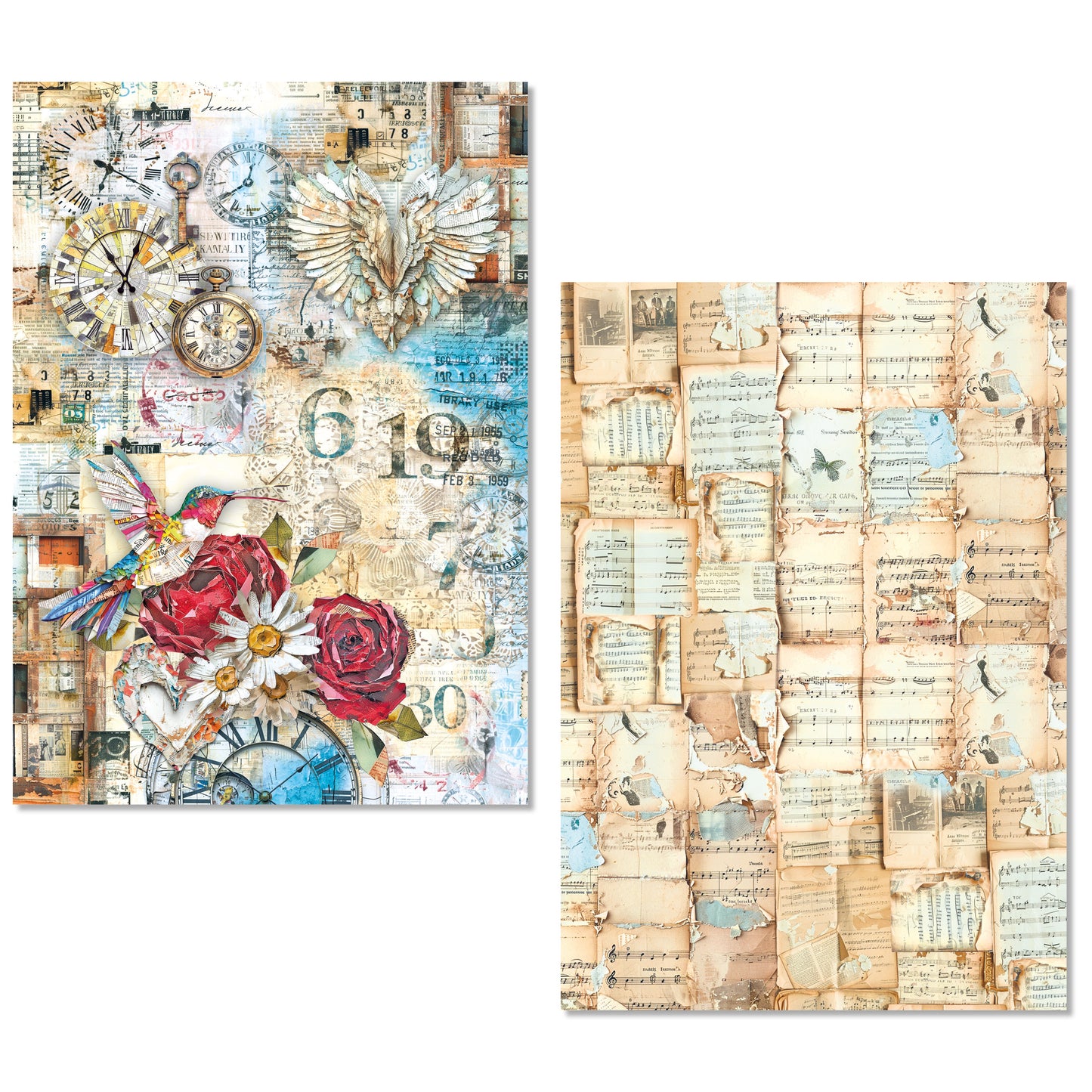 Ciao Bella The Sound of Spring A5 Rice Paper Mixed (8pcs)