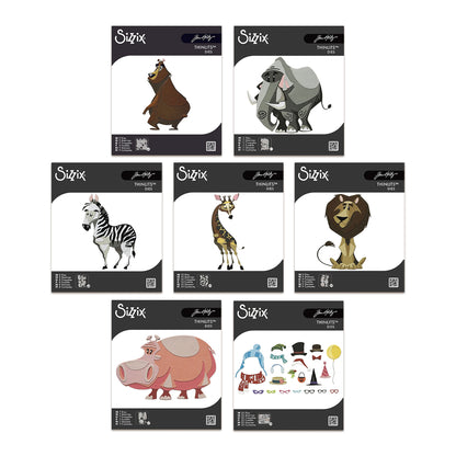 Sizzix Thinlits MINI Colorize Character and Accessories Bundle