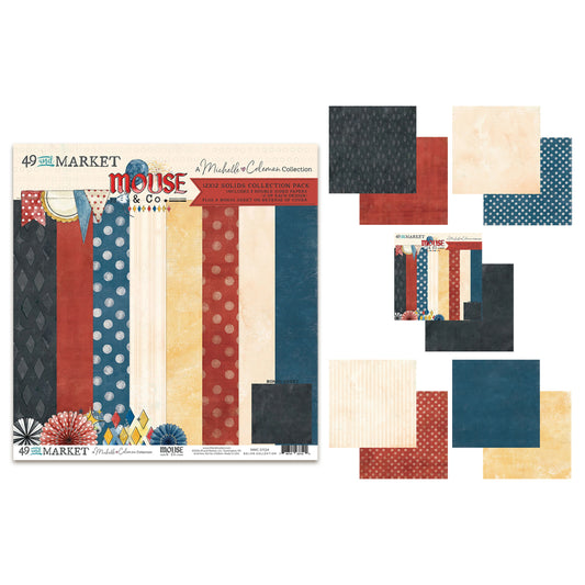 49 And Market Mouse & Co. 12x12 Inch Solids Collection Pack by Michelle Coleman