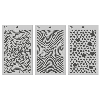 Ciao Bella The Last Mystery 5x8 Inch Stencil Mix Triple Layer Set