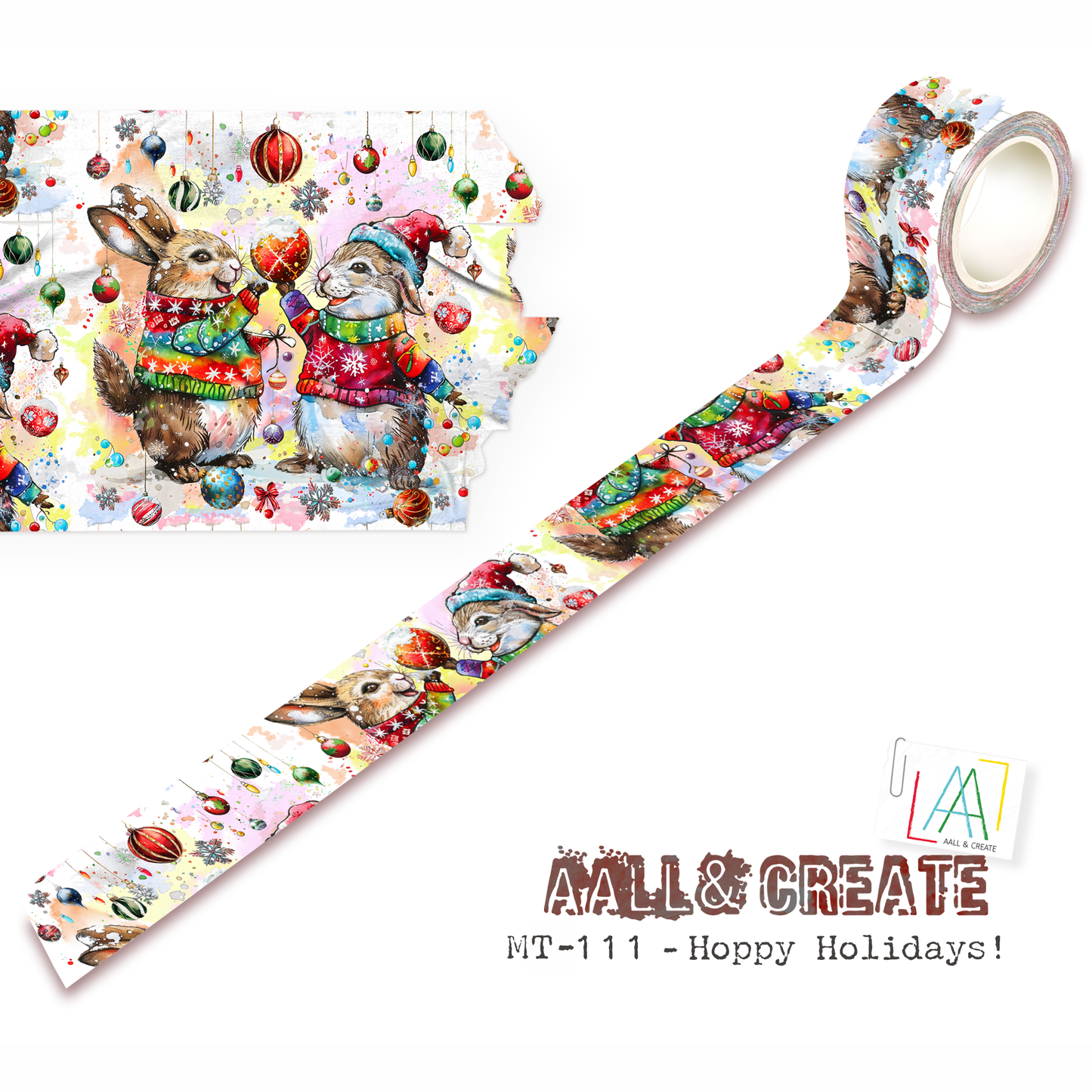 MT-111 - Washi Tape - Hoppy Holidays (Layer-It-Up!)