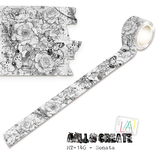 #MT-146 - Washi Tape - Sonata (Layer-It-Up!)